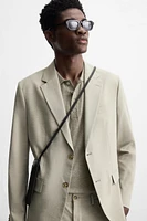 BLAZER COSTUME À CARREAUX