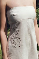 LONG EMBROIDERED JUMPSUIT