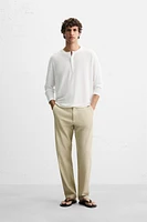 TEXTURED CHINO PANTS