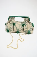 BEADED DETAIL CLUTCH