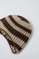 STRIPED KNIT HAT