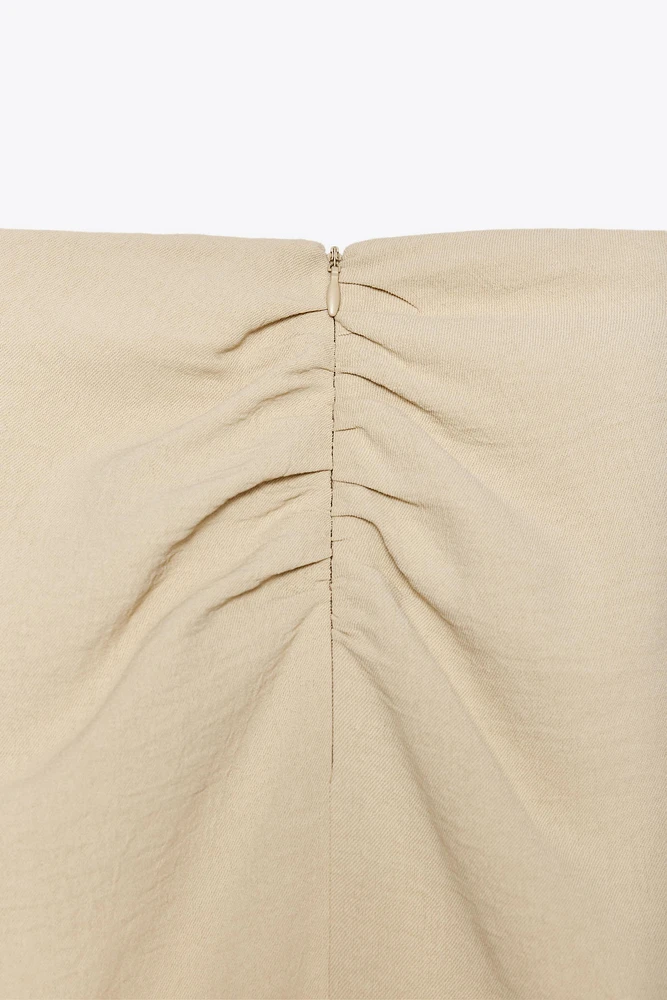BEADED PAREO SKIRT