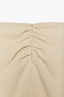 BEADED PAREO SKIRT