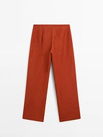 Pantalon fluide lin