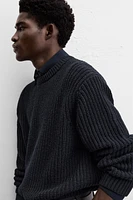 RIBBED TEXTURED SWEATER