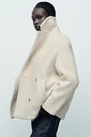 SEMILONG BOUCLÉ COAT