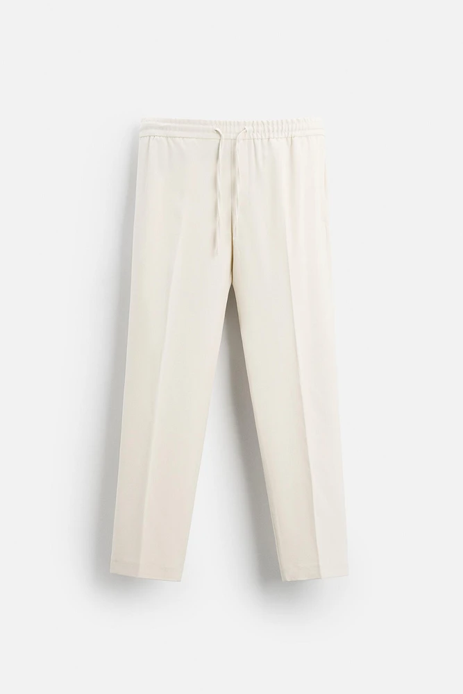 JOGGER WAIST STRETCH PANTS