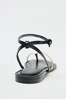 FLAT SANDALS WITH DETAIL