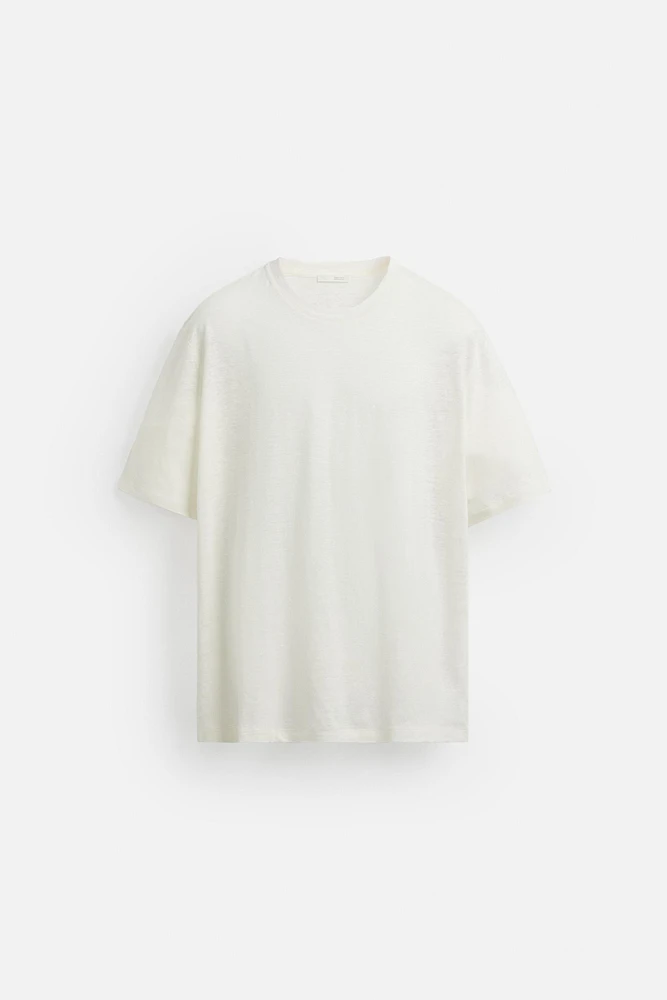 T-SHIRT MÉLANGE LIN