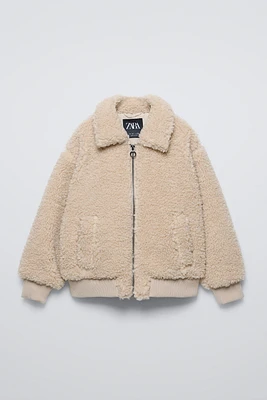 FLEECE BOMBER