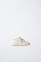 BAREFOOT FLORAL SNEAKERS