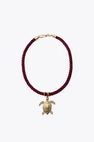 PACK OF 4 ROPE NECKLACES WITH MARINE CHARMS