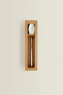 SET OF SHINY STEEL SPOONS (SET OF 4)