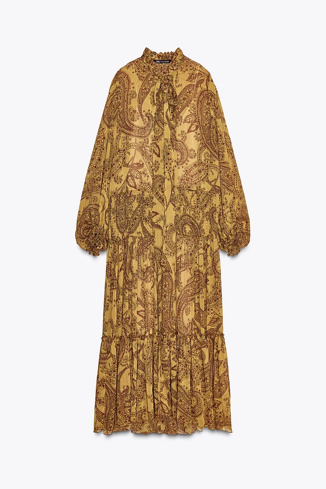 ZW COLLECTION LONG PRINT DRESS