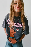 T-SHIRT EFFET DÉLAVÉ SCOOBY DOO ™