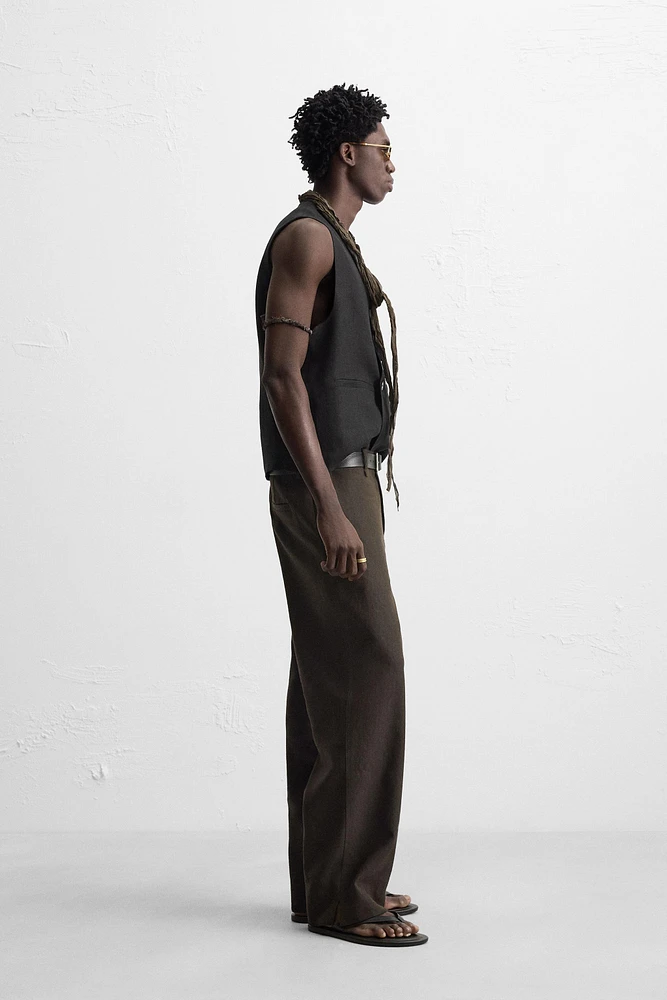 PANTALON RELAXED FIT FENTES