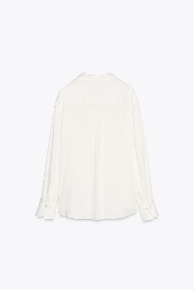 ZW COLLECTION OVERSIZED POCKET SHIRT