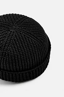 SHORT KNIT HAT