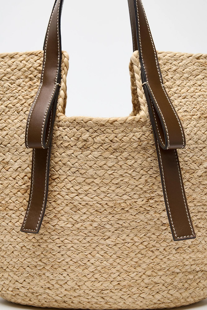 WOVEN SHOPPER BAG