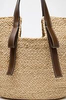 WOVEN SHOPPER BAG