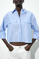 CHEMISE OXFORD COURTE