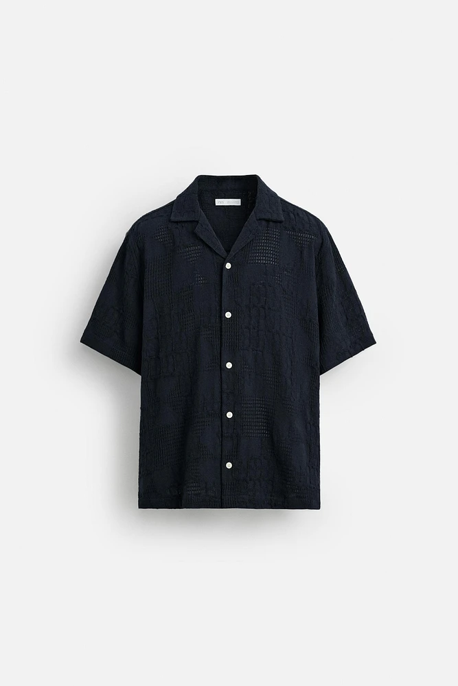 CHEMISE RELAXED FIT JACQUARD