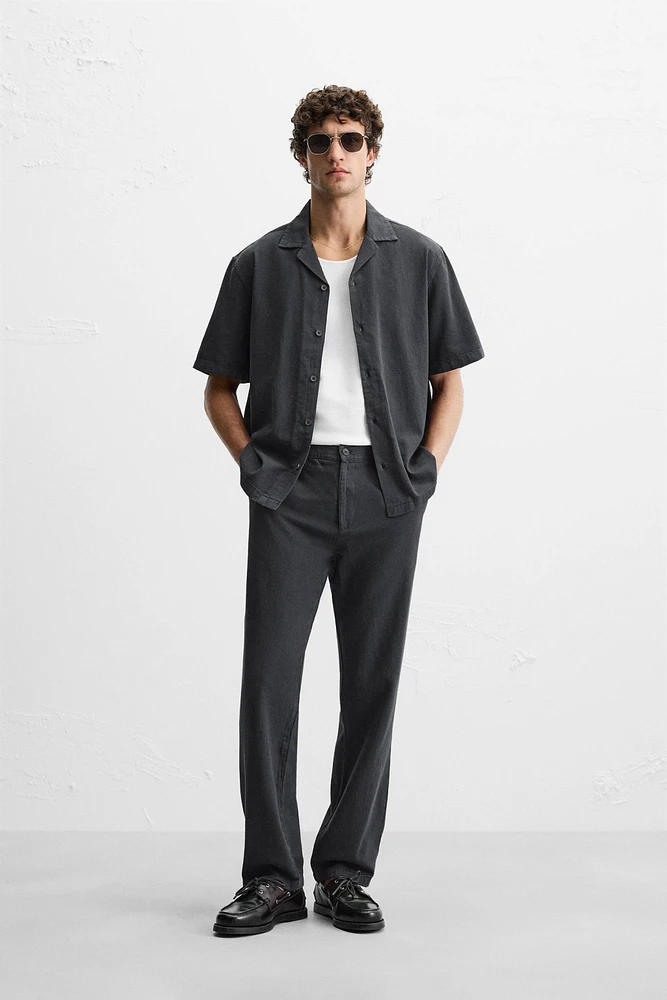 COTTON - LINEN PANTS