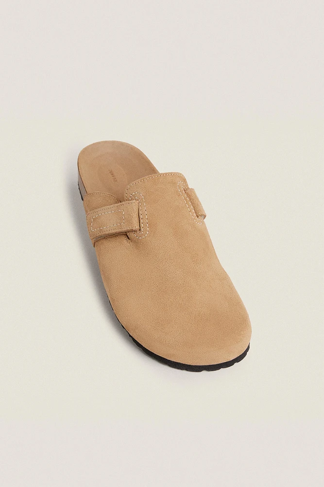 SABOTS CUIR SURPIQÛRES