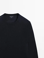 Lightweight 100% linen knit sweater