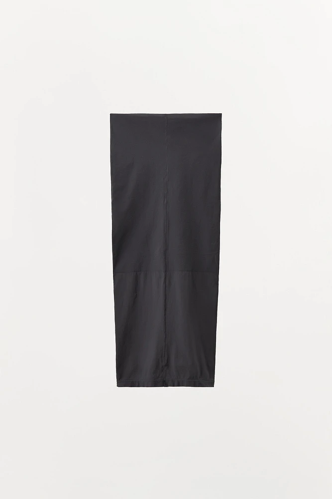 JUPE TUBE AVEC POLYAMIDE