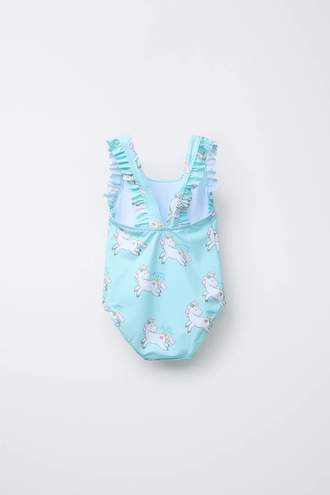 1-6 ANS/ MAILLOT DE BAIN LICORNES