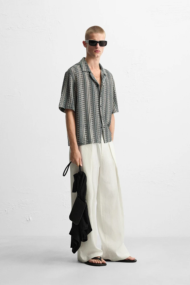 GEOMETRIC JACQUARD SHIRT
