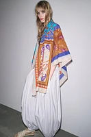 PRINTED COTTON SCARF