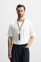 T-SHIRT MÉLANGE LIN