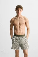 MAILLOT DE BAIN LONG À IMPRIMÉ CACHEMIRE