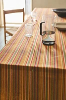 NAPPE COTON RAYURES MULTICOLORES