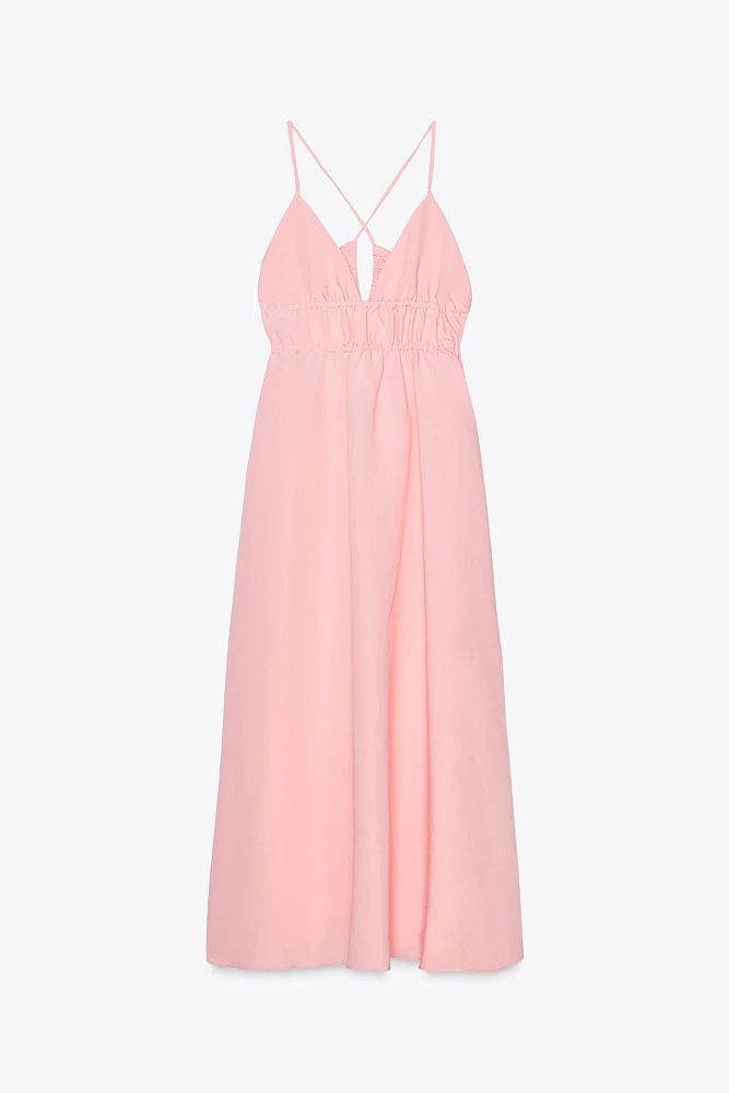 FLOWY MIDI DRESS