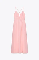FLOWY MIDI DRESS