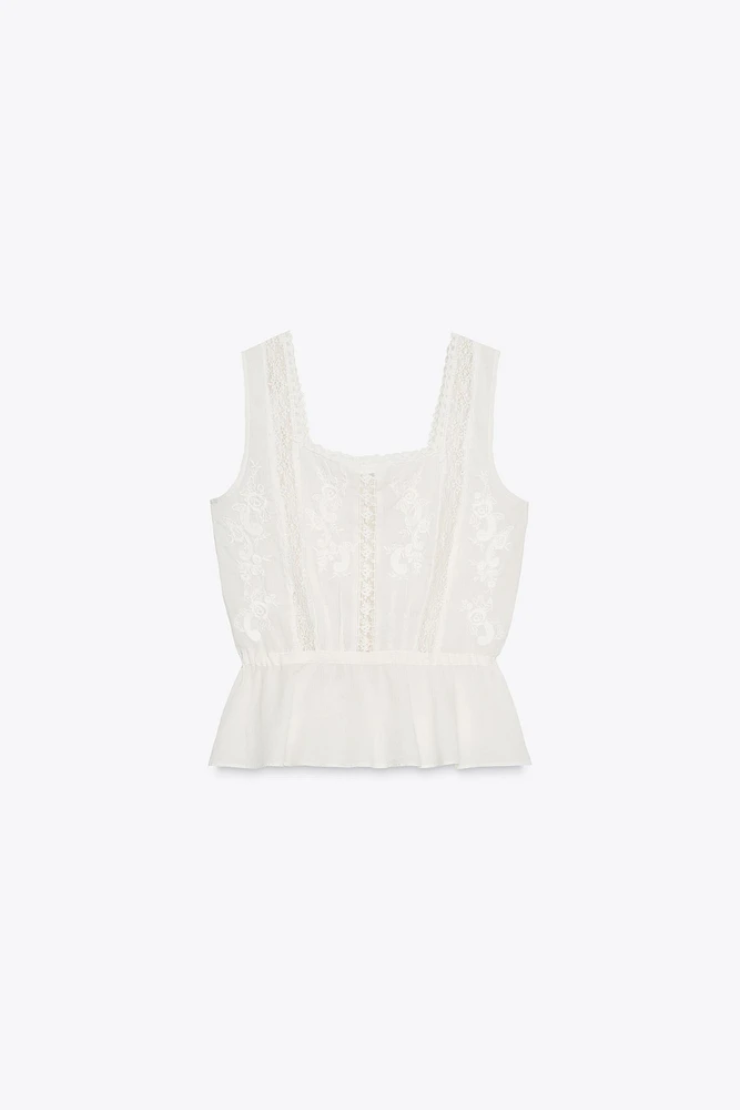 TOP LINGERIE DENTELLE ZW COLLECTION