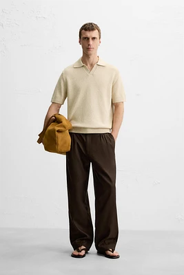 POLO EN MAILLE STRUCTURÉE