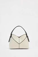 MINI SAC SHOPPER CANVAS CONTRASTE