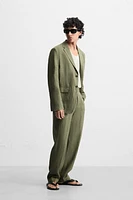 100% LINEN SUIT PANTS