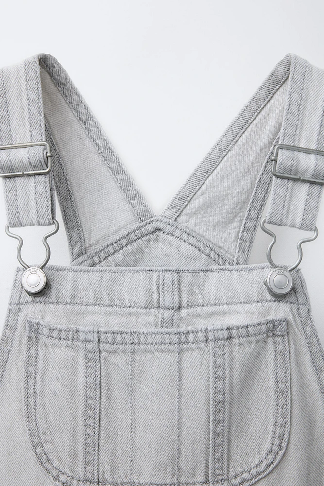 SALOPETTE SHORT EN DENIM