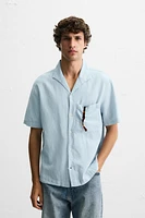 CHEMISE EN COTON ET LIN
