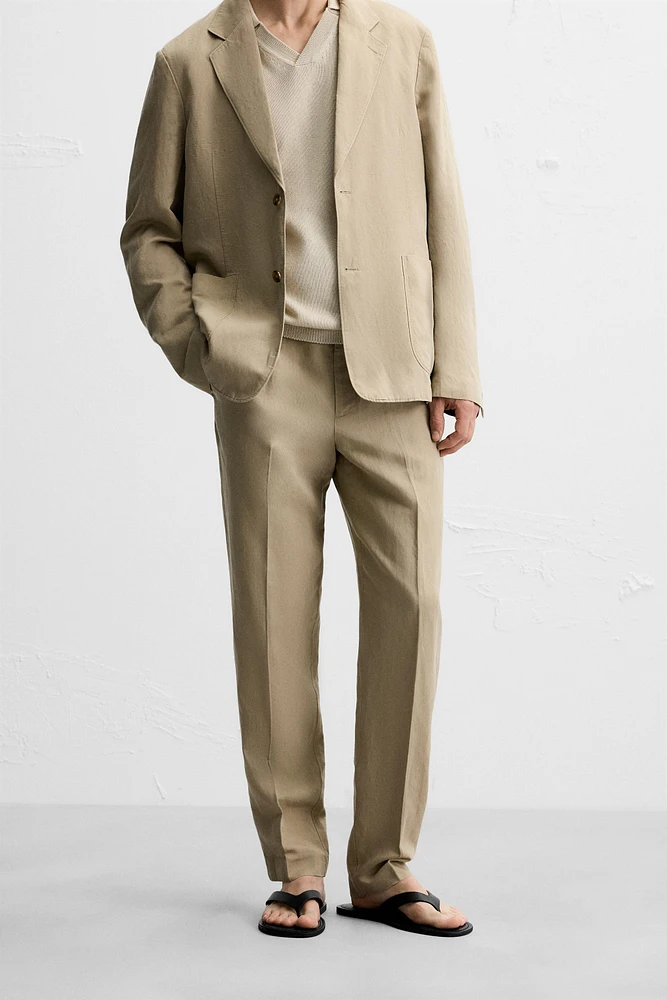 PANTALON DE COSTUME DÉLAVÉ
