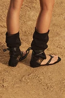 SANDALES HAUTES EN CUIR ÉDITION LIMITÉE