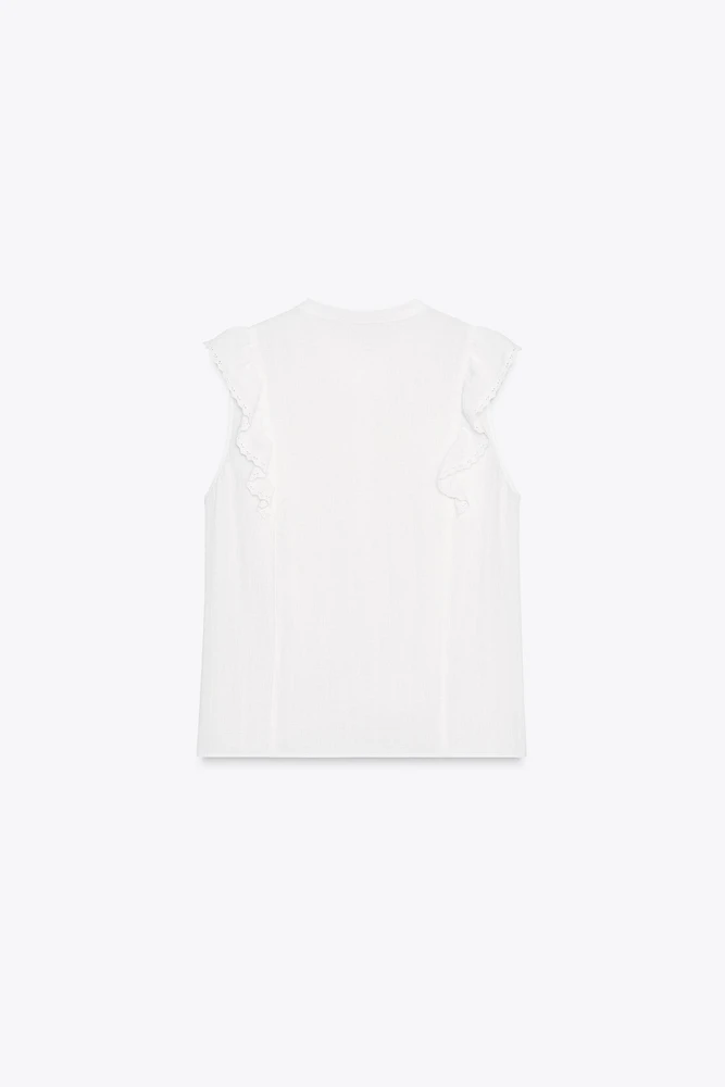 RUFFLED ROMANTIC BLOUSE