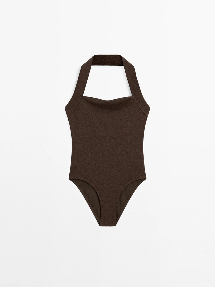 Halterneck swimsuit