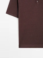 Polo en maille 100 % lin