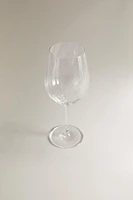 VERRE À VIN CRISTALLIN RELIEF